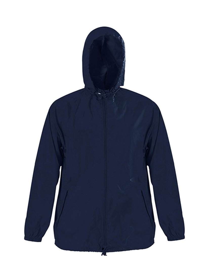 Parka Impermeável Azul Marinho