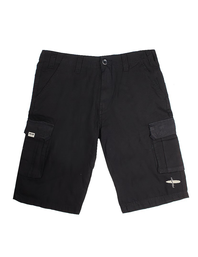 Calções Cargo Homem Preto