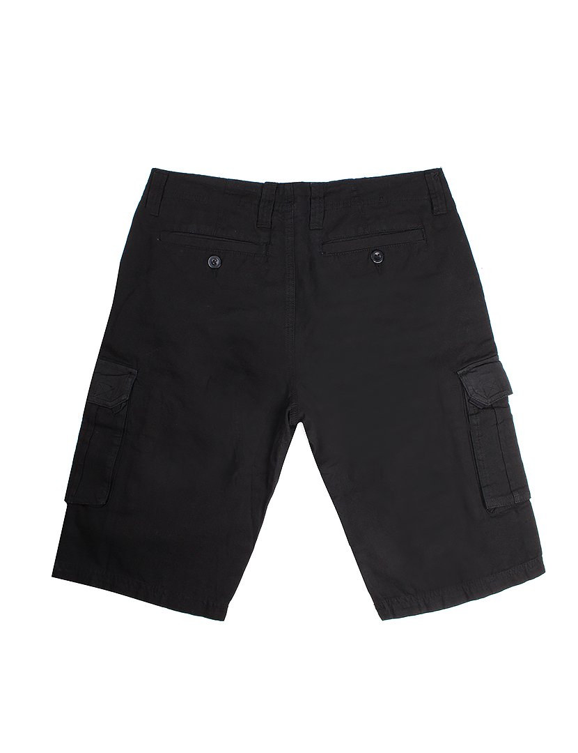 Calções Cargo Homem Preto