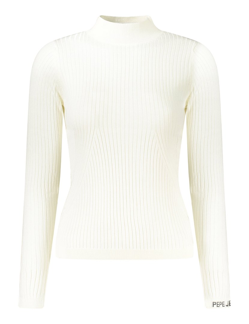 Camisola de Malha Senhora com Gola Branco