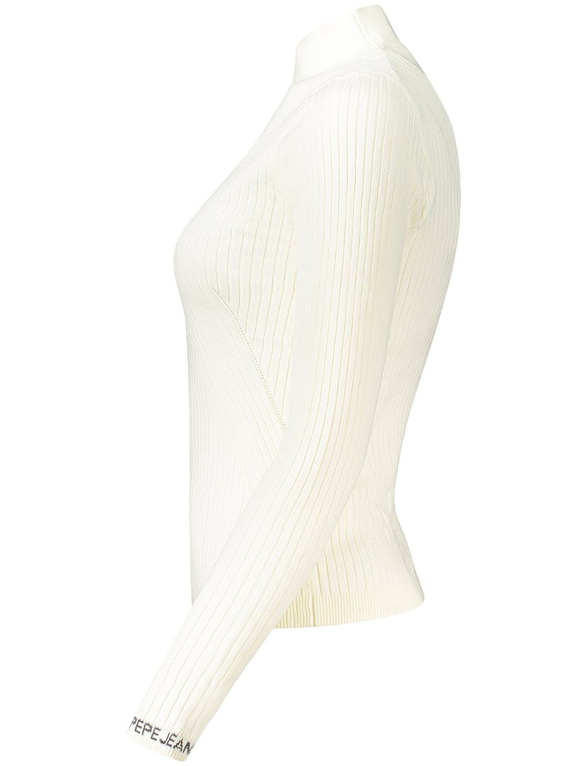 Camisola de Malha Senhora com Gola Branco