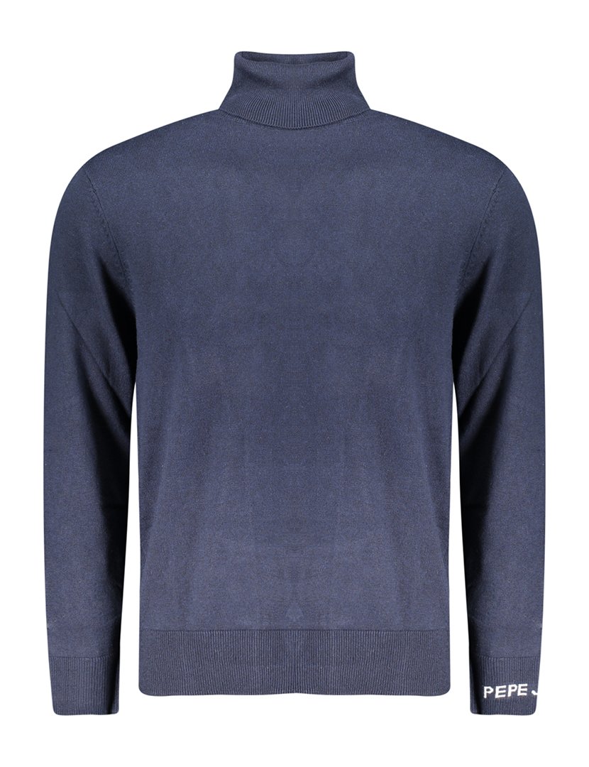 Camisola de Malha Homem com Gola Azul