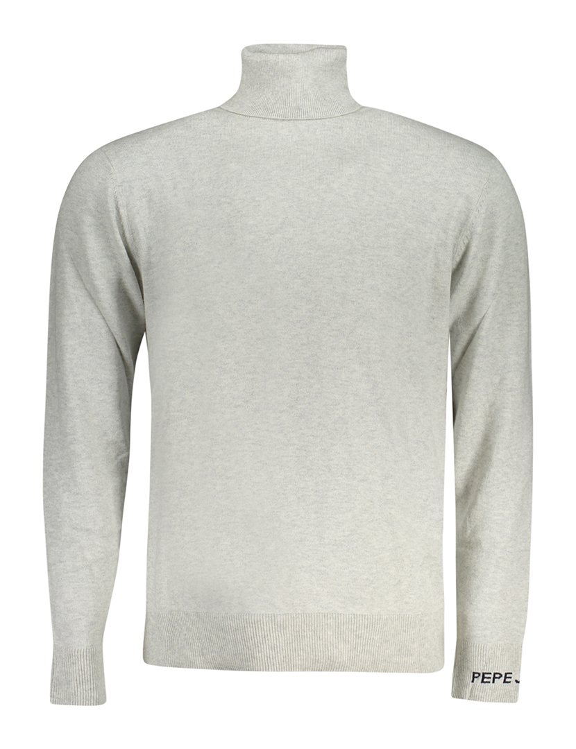 Camisola de Malha Homem com Gola Cinzento