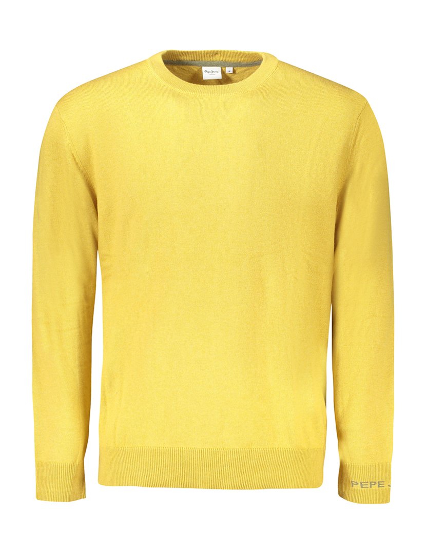 Camisola de Malha Homem Amarelo