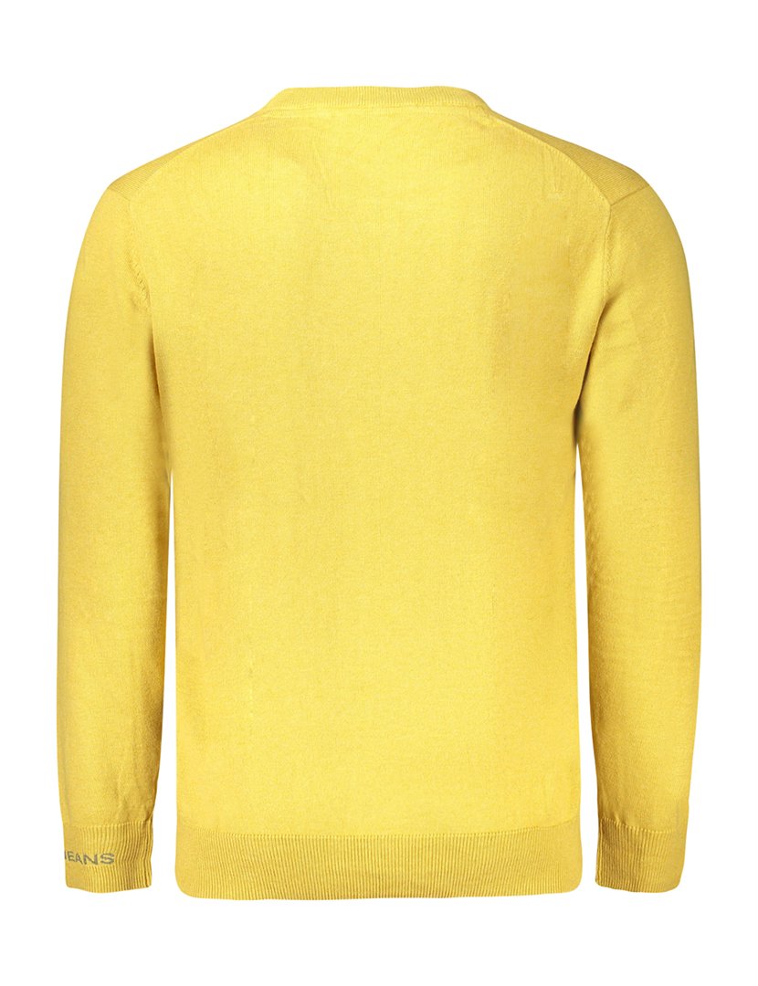 Camisola de Malha Homem Amarelo