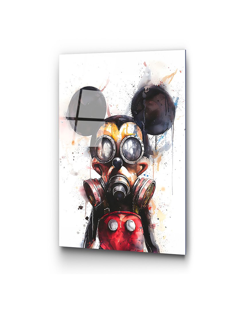 Pintura Vidro Temperado Mickey