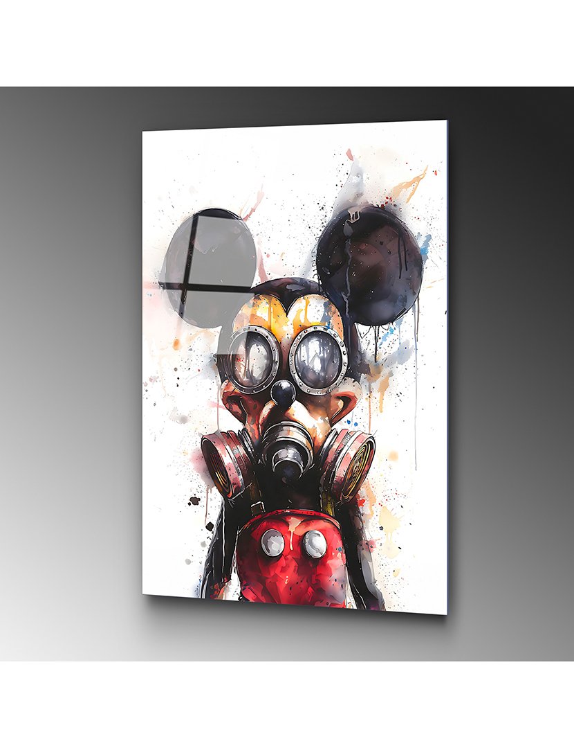 Pintura Vidro Temperado Mickey