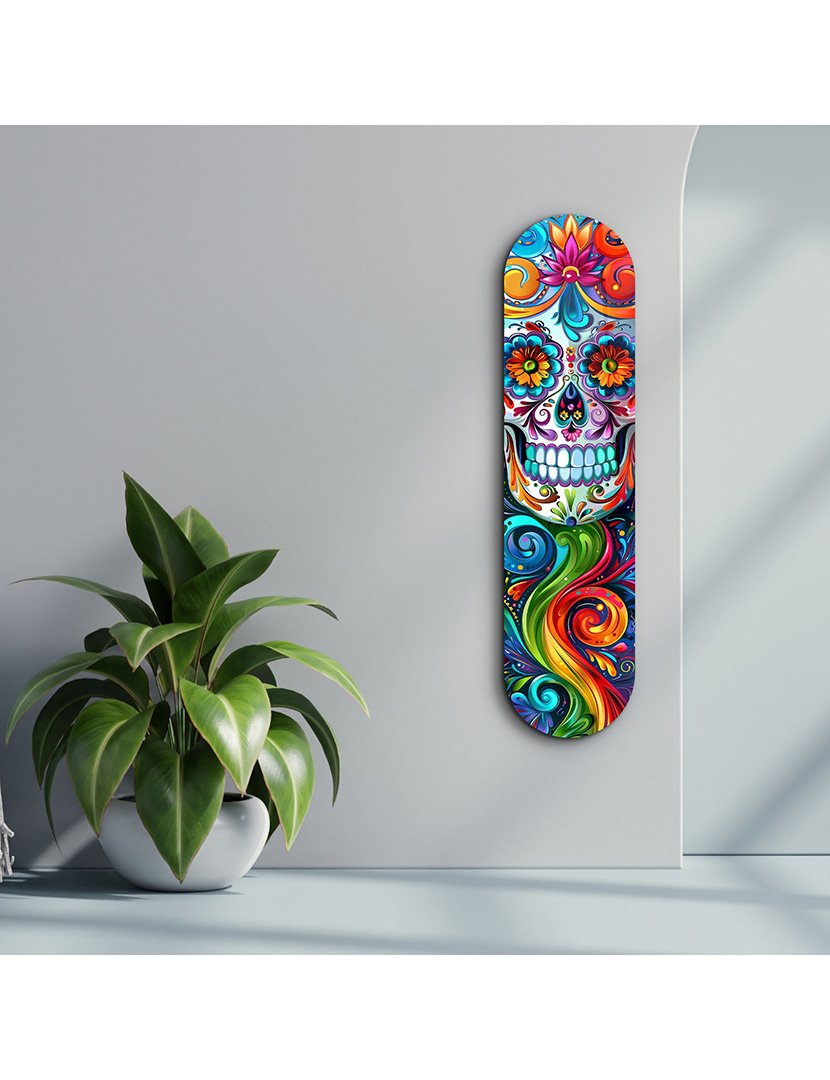 Pintura Vidro Temperado Catrina