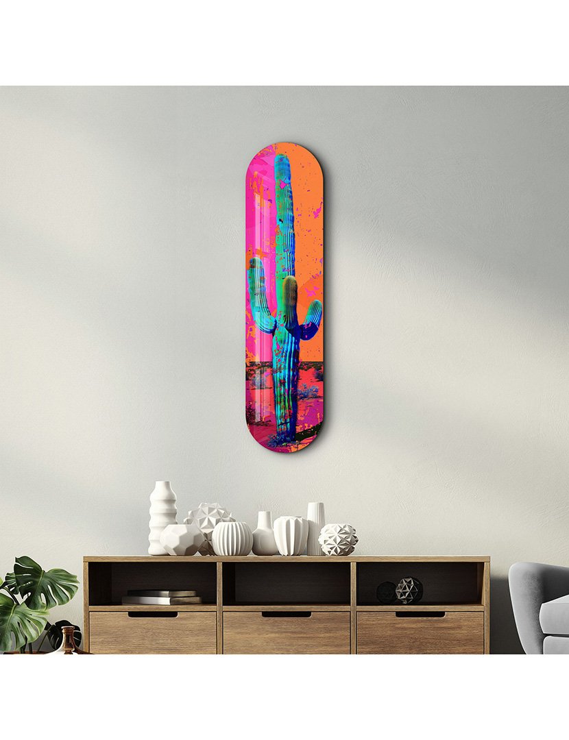 Pintura Vidro Temperado Color Cactus