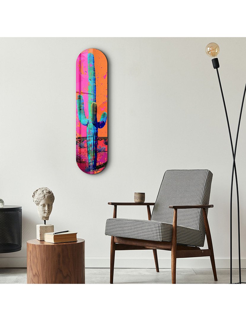 Pintura Vidro Temperado Color Cactus