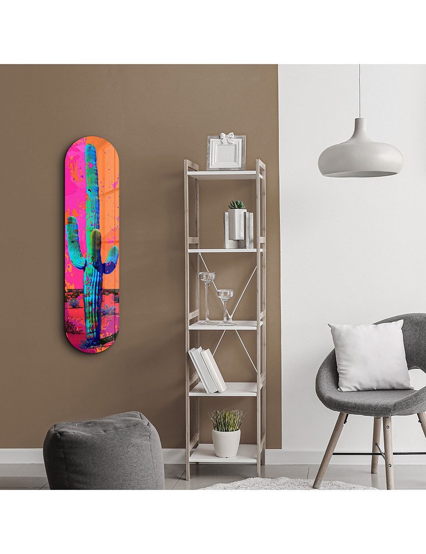 Pintura Vidro Temperado Color Cactus