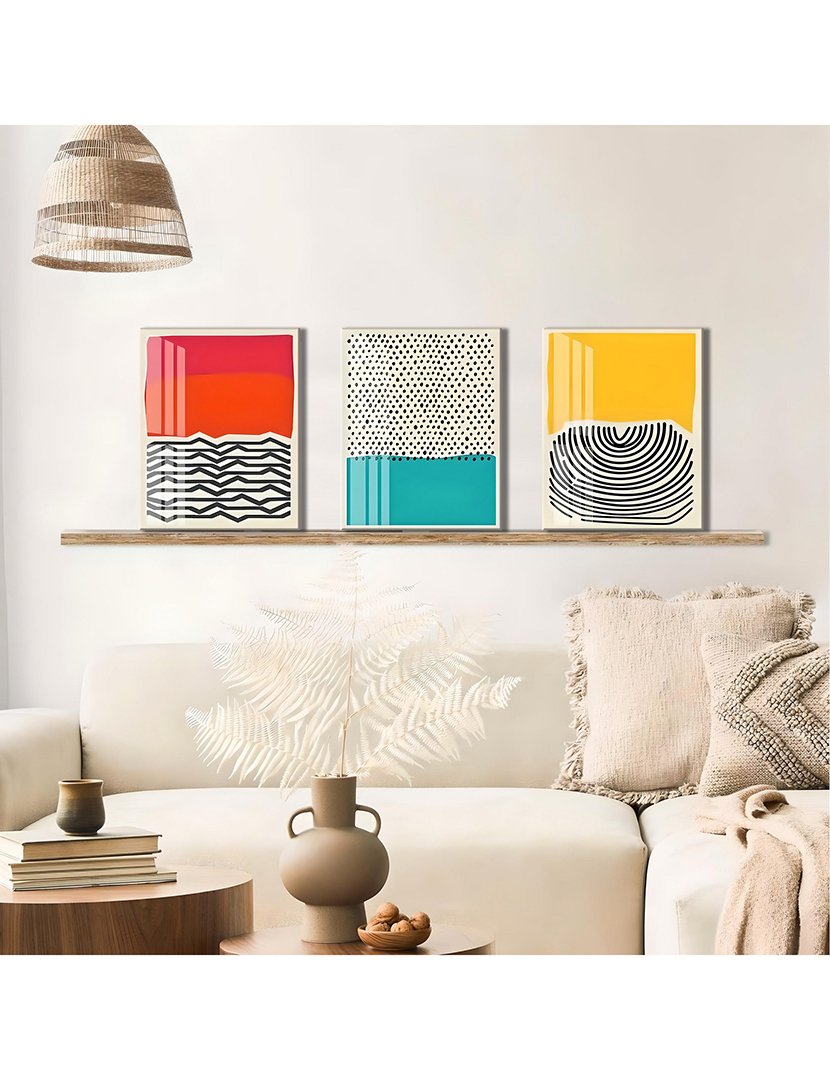 Conjunto 3 Telas Color Lines