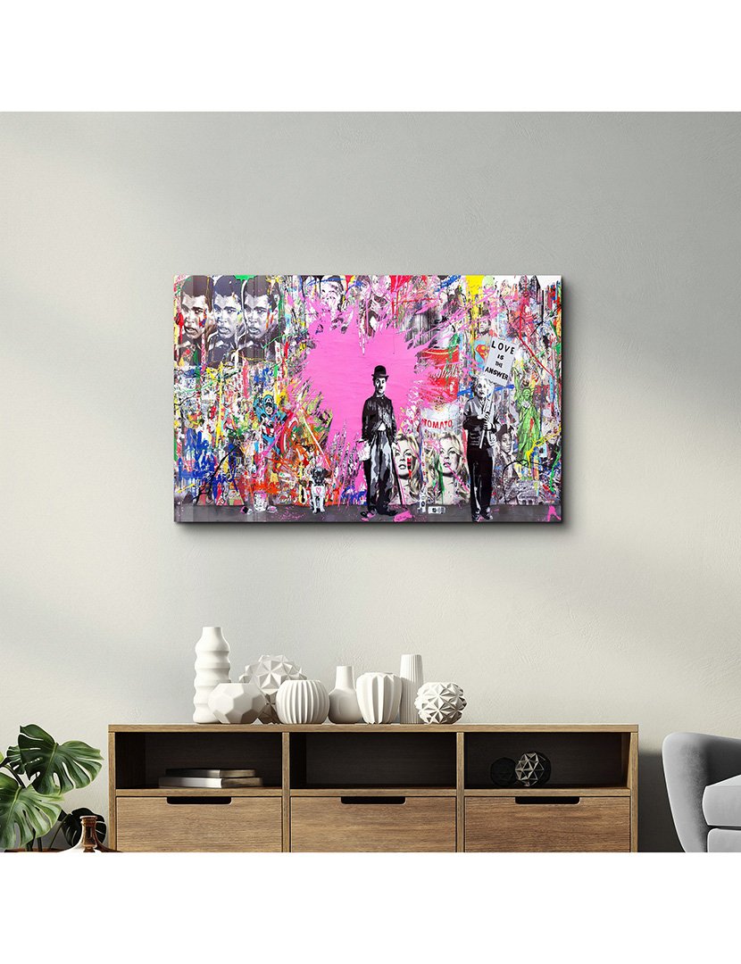 Pintura Vidro Temperado Love Is The Answer