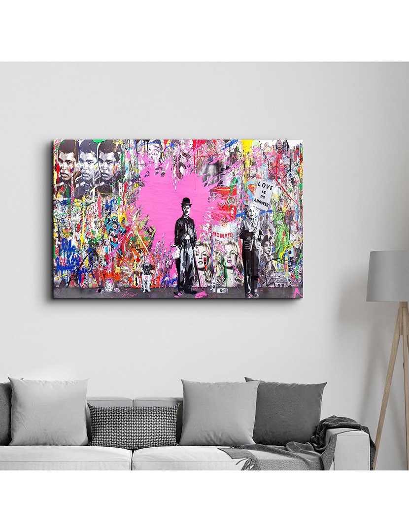 Pintura Vidro Temperado Love Is The Answer