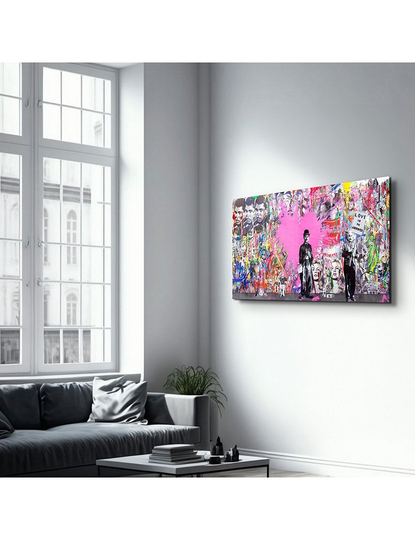 Pintura Vidro Temperado Love Is The Answer