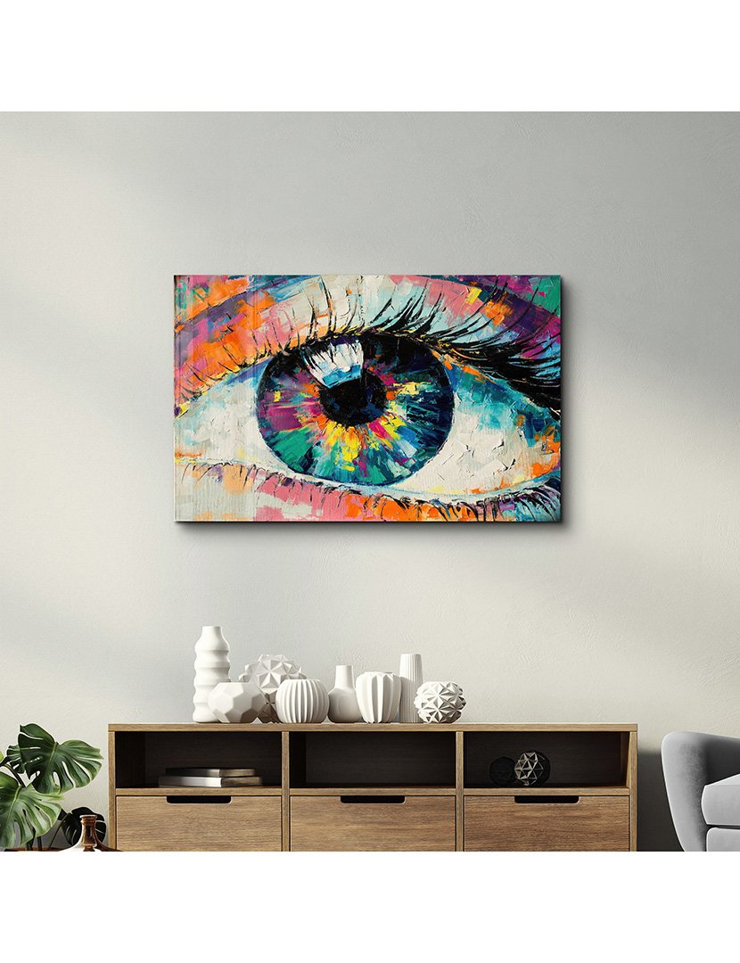 Pintura Vidro Temperado Eye Graphite