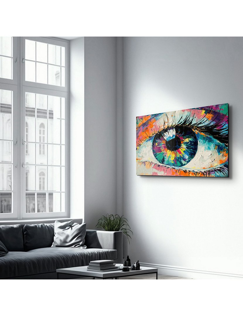 Pintura Vidro Temperado Eye Graphite