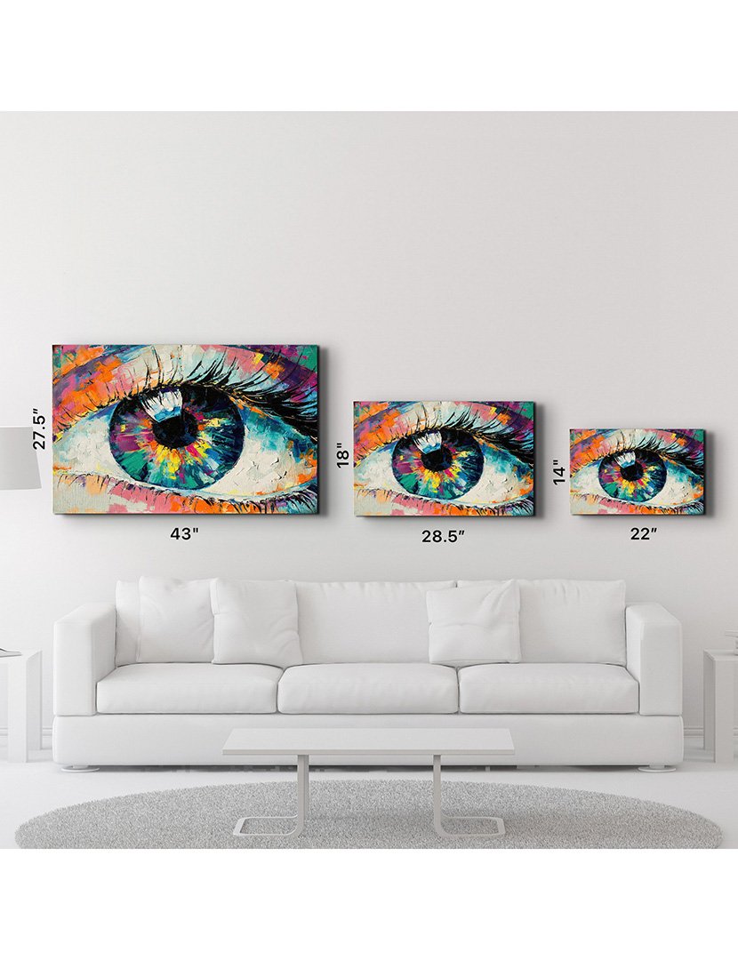 Pintura Vidro Temperado Eye Graphite