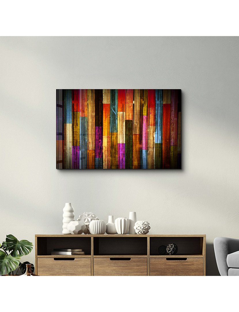 Pintura Vidro Temperado Dark Color Strips