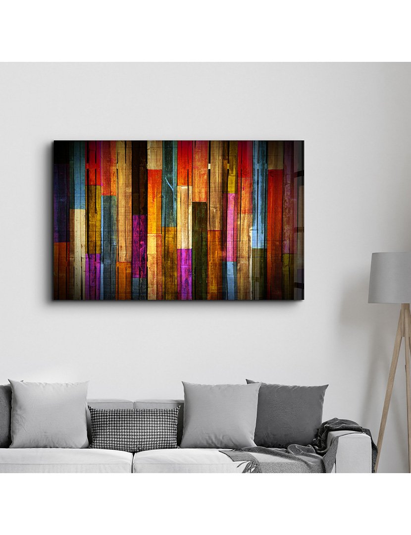 Pintura Vidro Temperado Dark Color Strips