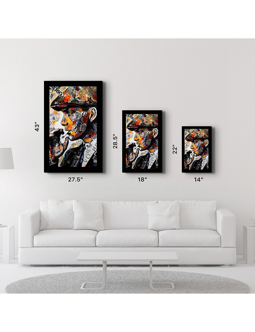 Pintura Vidro Temperado Boy Smoking