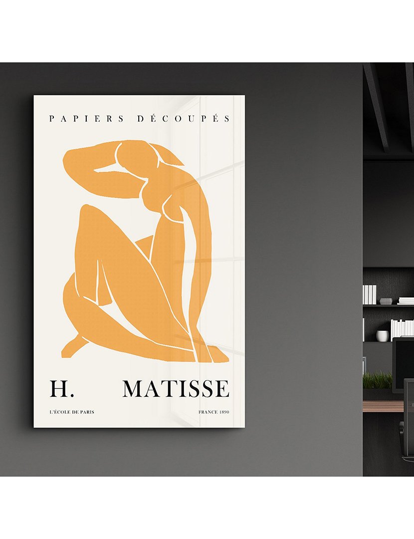 Pintura Vidro Temperado H. Matisse