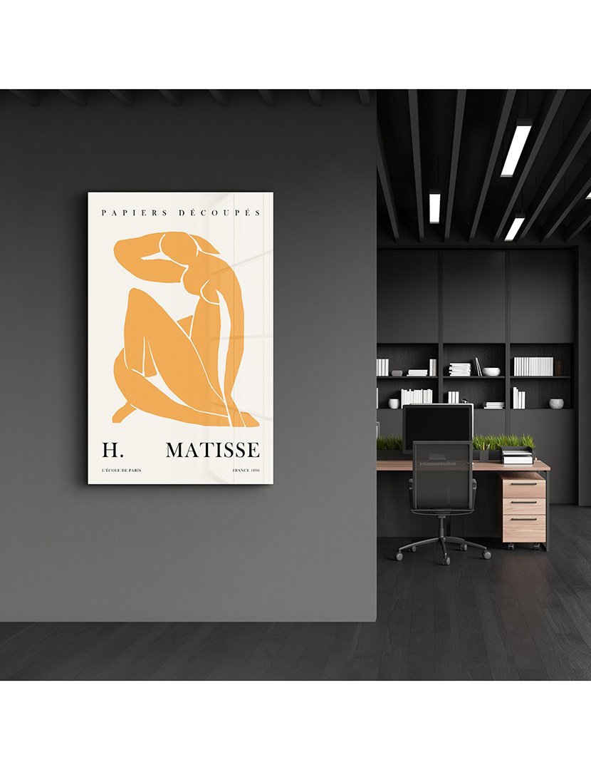 Pintura Vidro Temperado H. Matisse