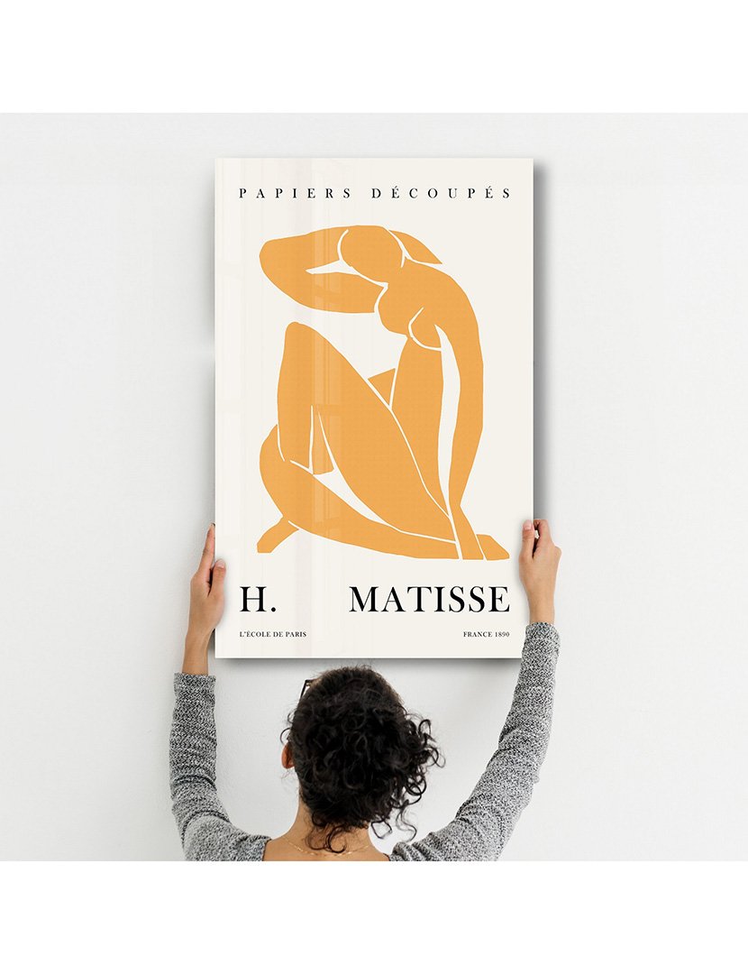 Pintura Vidro Temperado H. Matisse