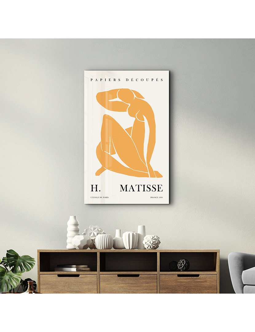 Pintura Vidro Temperado H. Matisse