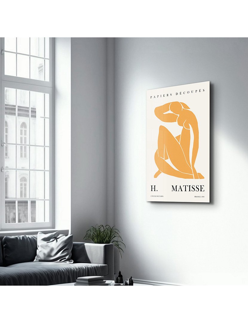 Pintura Vidro Temperado H. Matisse