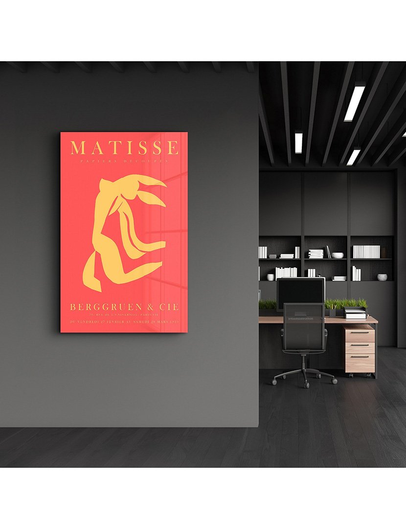 Pintura Vidro Temperado Matisse Berggruen & Cie