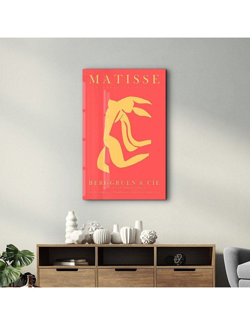 Pintura Vidro Temperado Matisse Berggruen & Cie