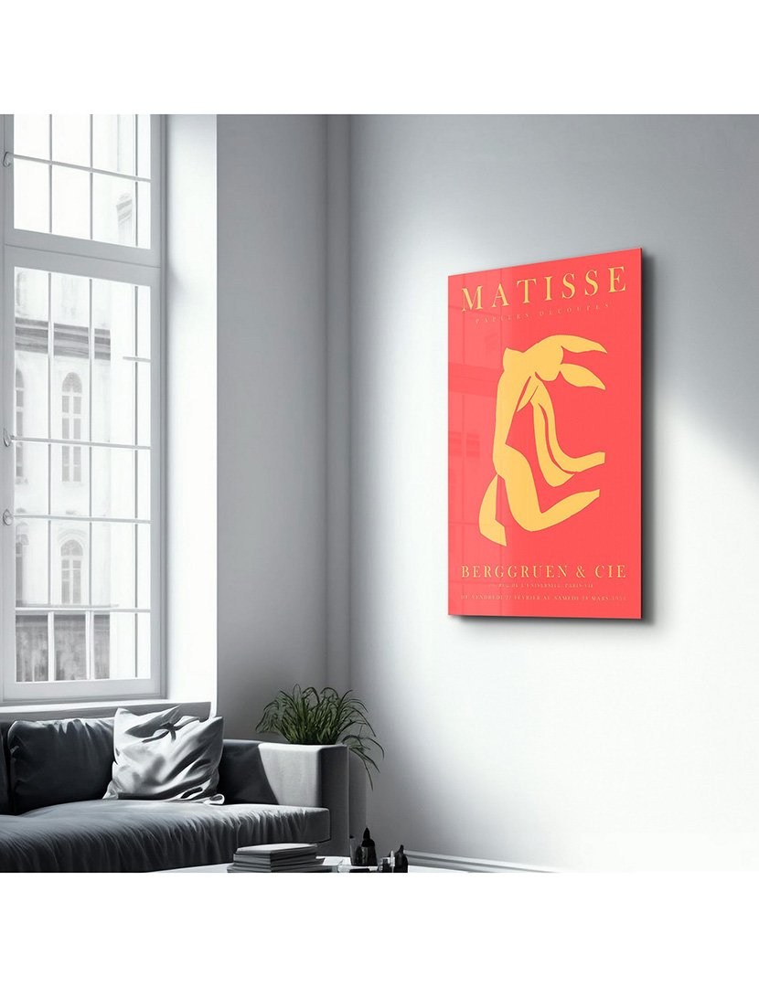 Pintura Vidro Temperado Matisse Berggruen & Cie