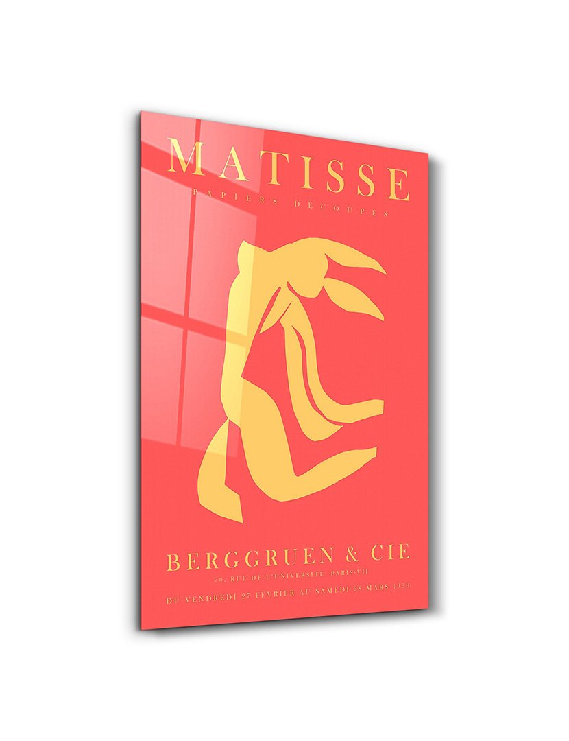 Pintura Vidro Temperado Matisse Berggruen & Cie