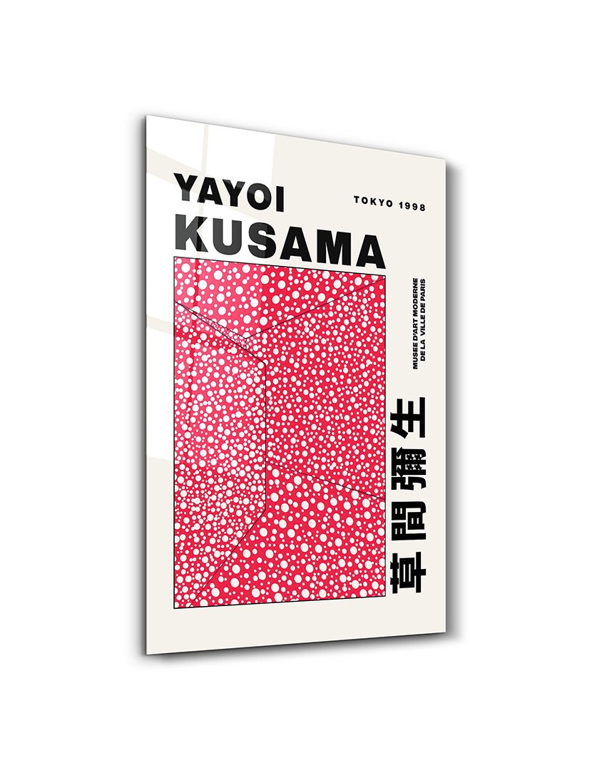 Pintura Vidro Temperado Yayoi Kusama Tokyo 1998