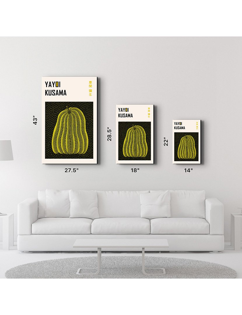 Pintura Vidro Temperado Yayoi Kusama