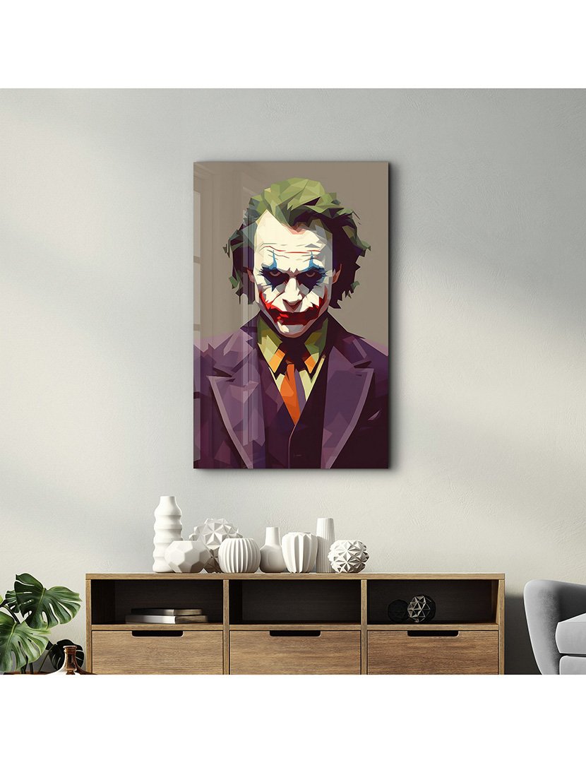 Pintura Vidro Temperado Joker