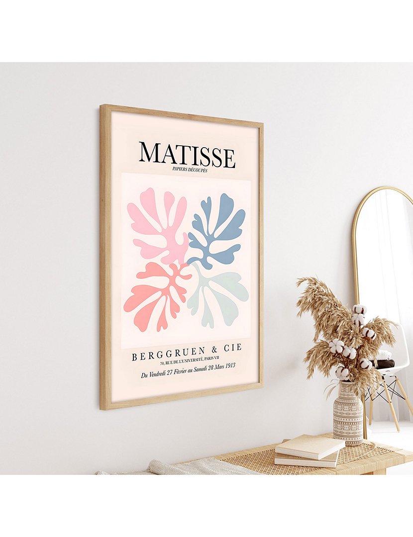 Quadro MDF Emoldurado Matisse Berggruen & Cie