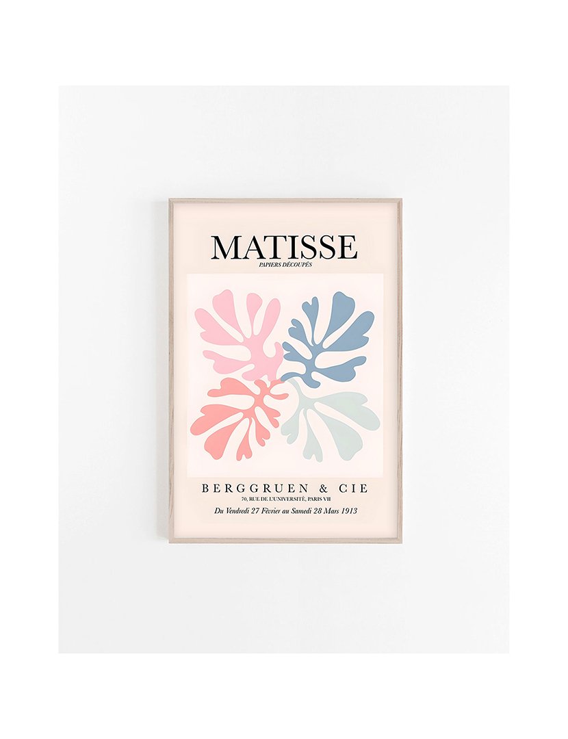 Quadro MDF Emoldurado Matisse Berggruen & Cie