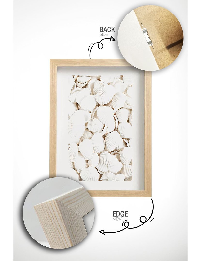 Conjunto 6 Quadros Emoldurados Beach