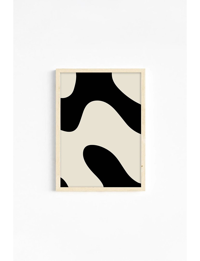 Conjunto 3 Quadros Emoldurados Modern Shapes