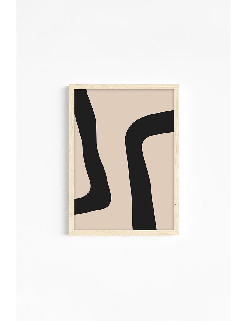 Conjunto 3 Quadros Emoldurados Boho Black