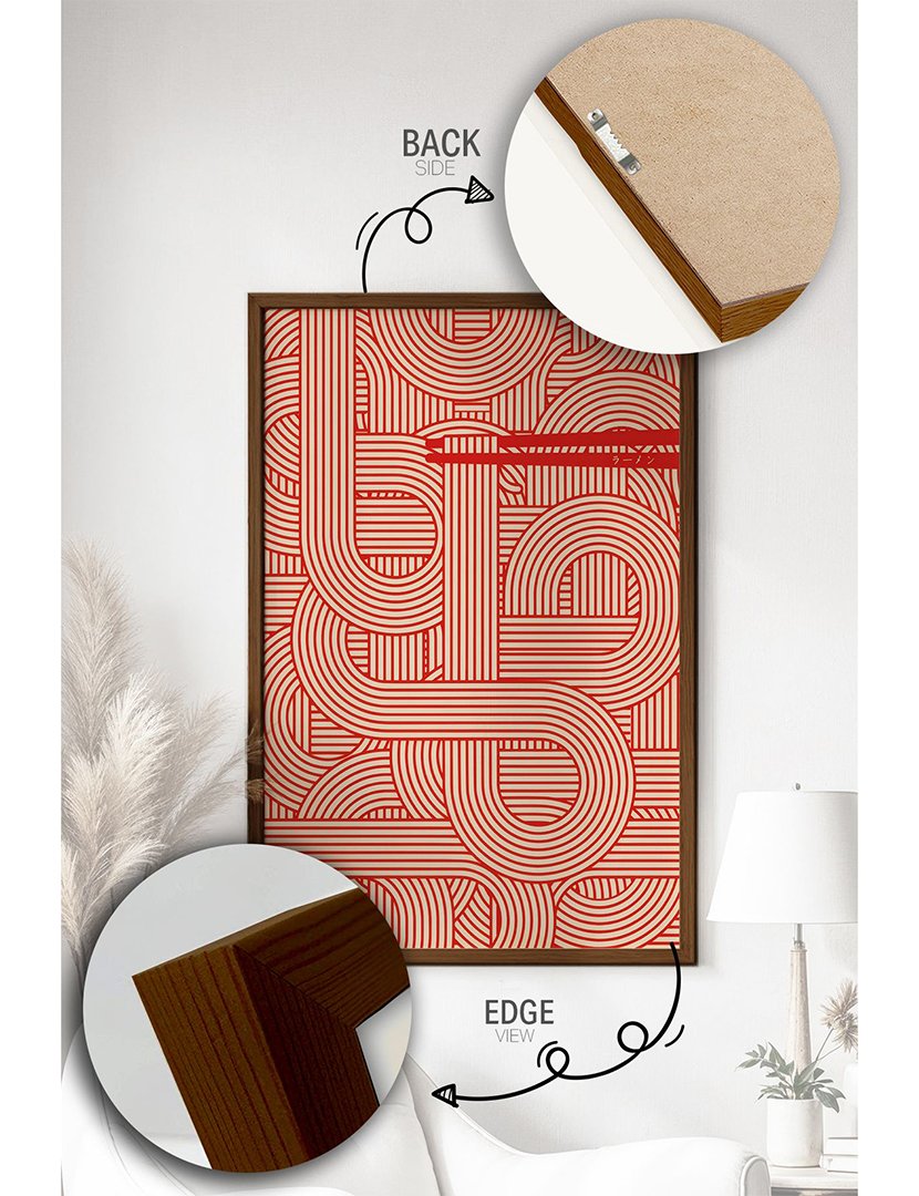 Quadro Emoldurado Noodles