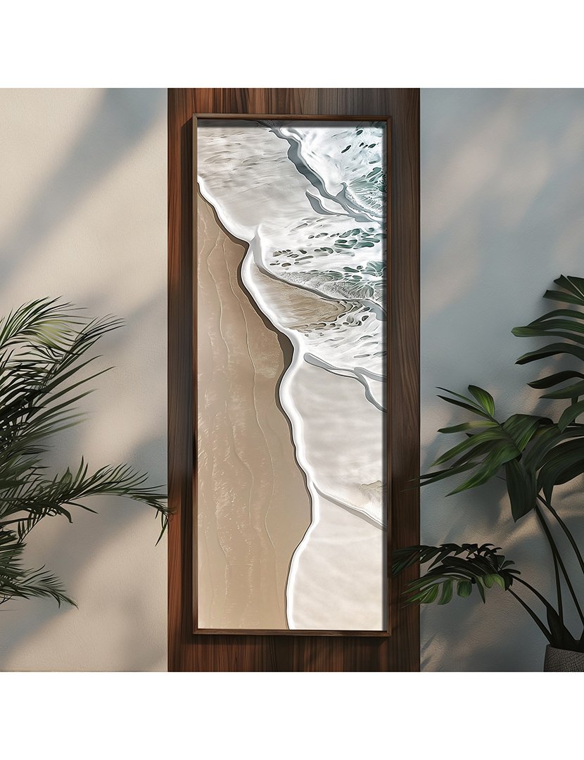 Quadro MDF Emoldurado Wave