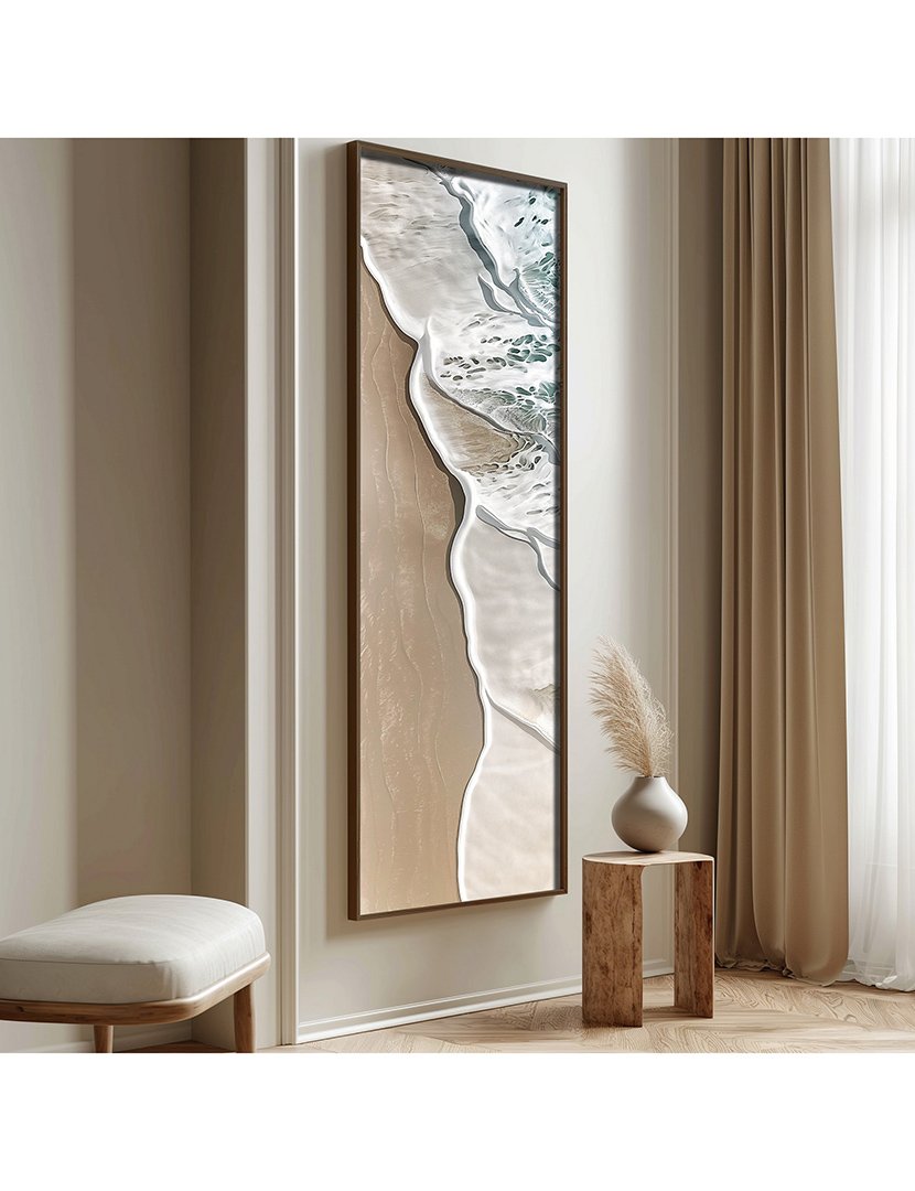 Quadro MDF Emoldurado Wave