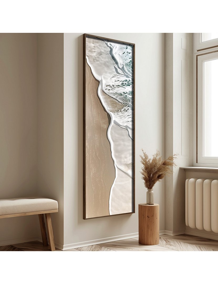 Quadro MDF Emoldurado Wave