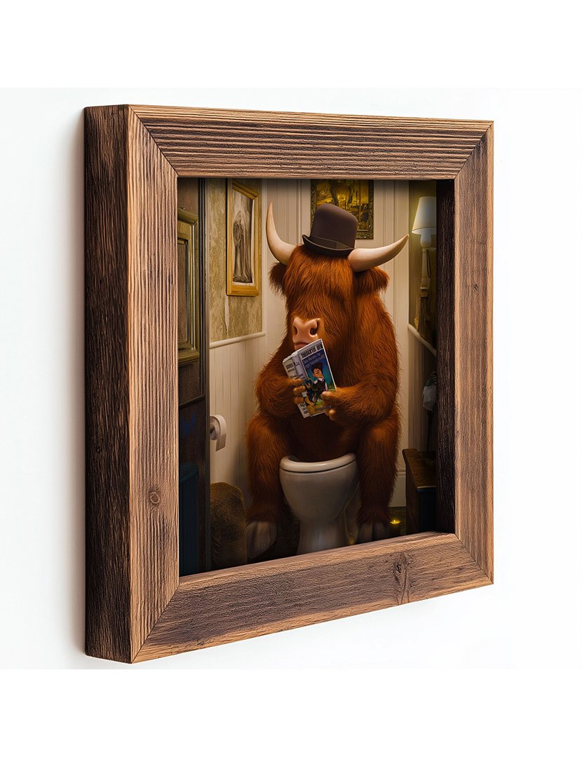 Quadro MDF Emoldurado Ox