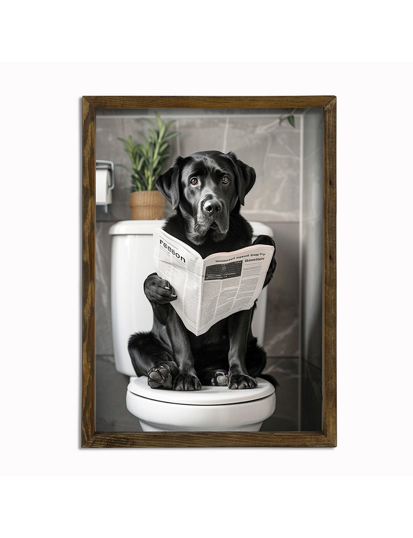 Quadro MDF Emoldurado Grand Noir