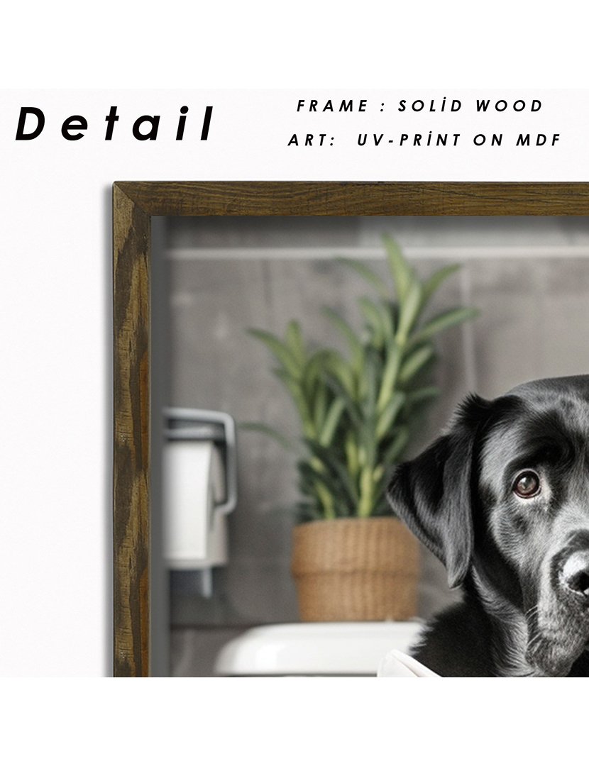 Quadro MDF Emoldurado Grand Noir