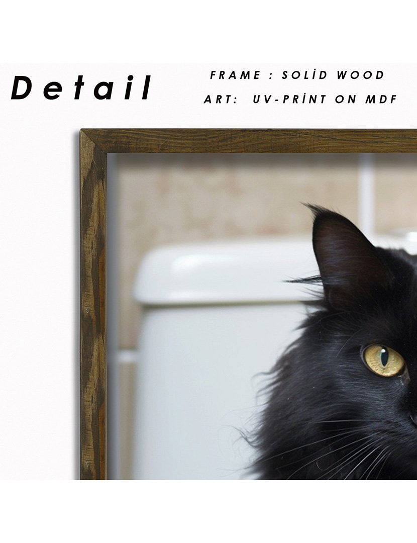 Quadro MDF Emoldurado Ragamuffin